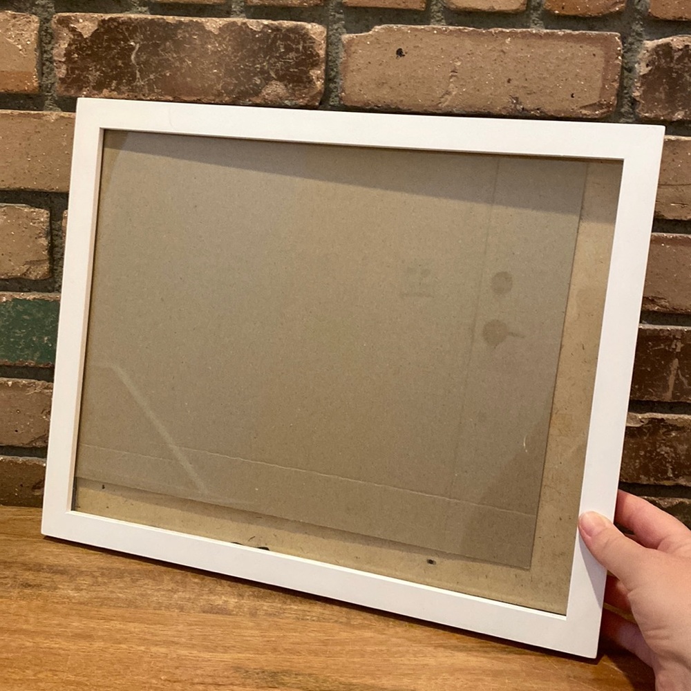 11” x 14” White Wood Frame
